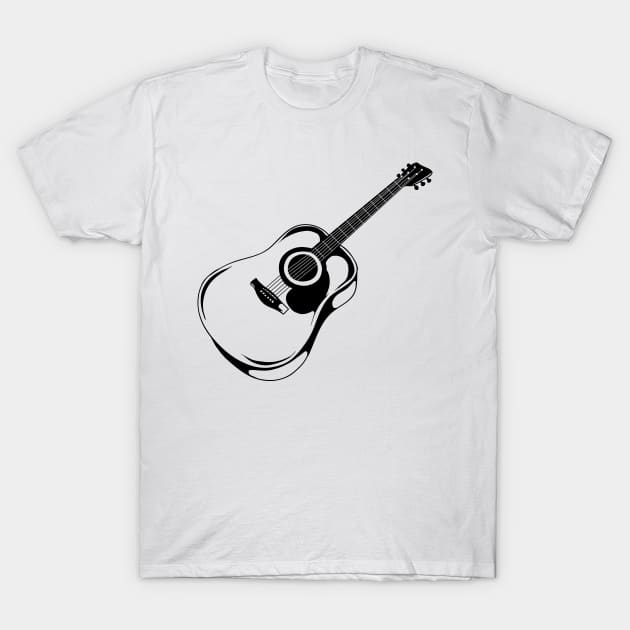 Guitars Pick Bass Electric Guitar Musician Gift T-Shirt by MrTeee